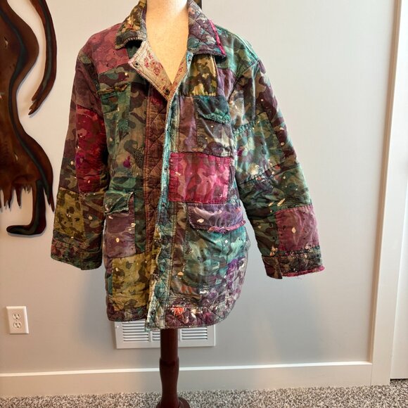 Magnolia Pearl Patchwork Puff Jacket #1068   RARE - NWOT - Picture 2 of 16